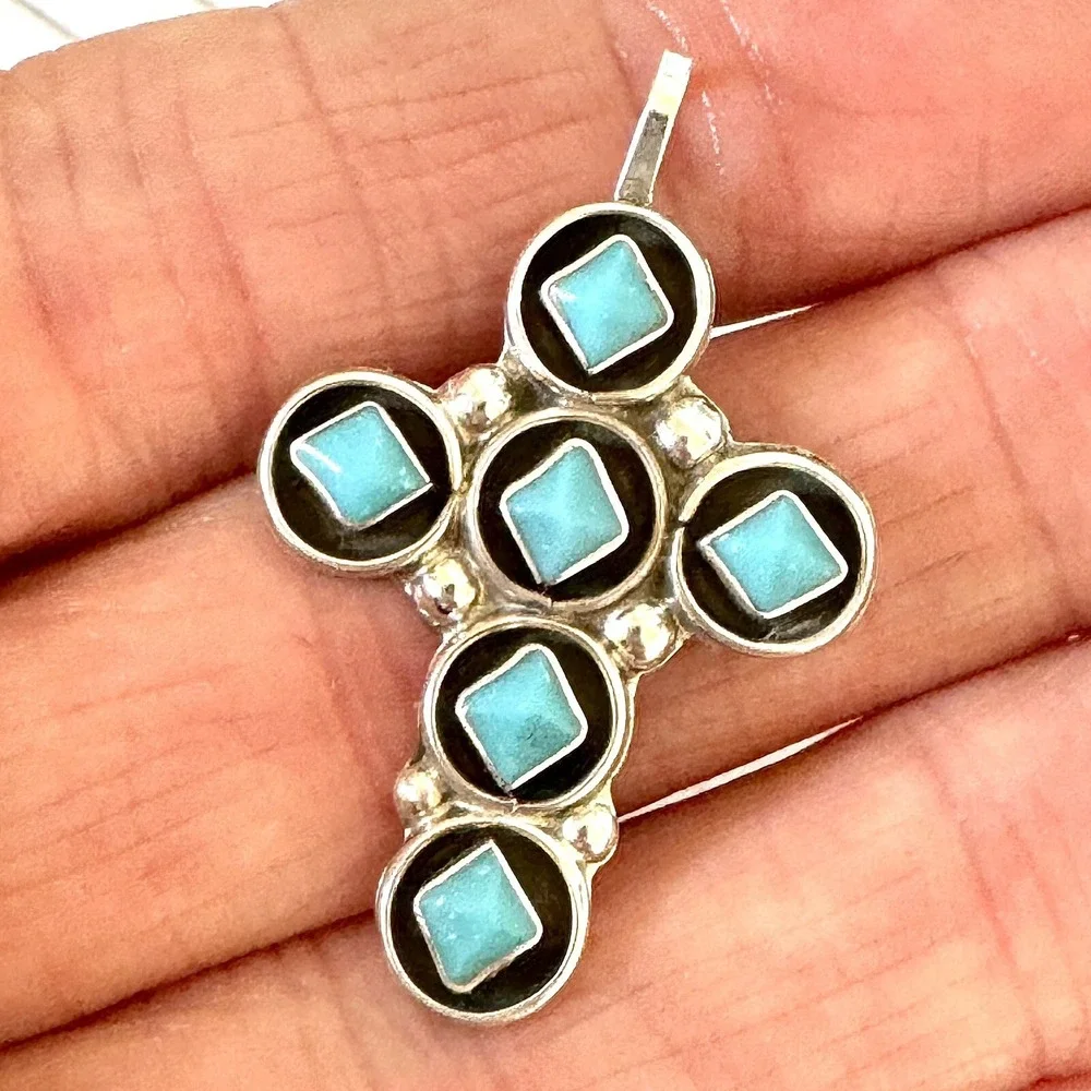 Native American Zuni Indian Turquoise Jewelry patina will such